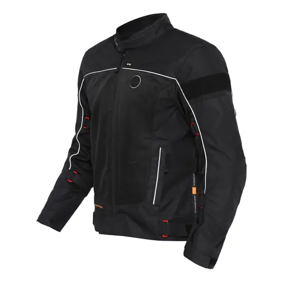 Royal Enfield Explorer V4 Pro Riding Jacket with "D3O",Level 2 Protectors At Shoulders & Elbows & Fi